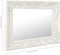 vidaXL - Wandspiegel - barok - stijl - 50x40 - cm - wit