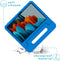 iMoshion Tablet Hoes Kinderen Geschikt voor Samsung Galaxy Tab S8 / Tab S7 - iMoshion Kidsproof Backcover met handvat - Blauw