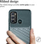 iMoshion Hoesje Geschikt voor Motorola Moto G60 Hoesje Siliconen - iMoshion Thunder Backcover - Groen