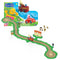 Peppa Pig Whizz Around - Klik-Klak Trein Speelset - Interactief met muziek en geluid