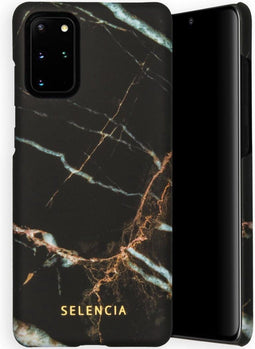 Selencia Hoesje Geschikt voor Samsung Galaxy S20 Plus Hoesje - Selencia Maya Fashion Backcover - zwart