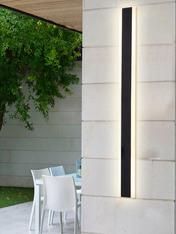 outdoor moderne led lamp - 90 cm - zwart