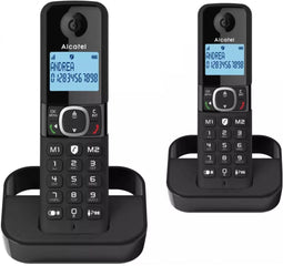 Alcatel F860 DUO - Draadloze DECT Telefoon - Nummerblokkering Handenvrije functie (2 stuks)