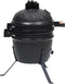 vidaXL Kamado barbecue 2-in-1 56 cm keramiek rood