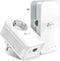 TP-Link TL-WPA7617 KIT - Powerline adapter - AV1000 Gigabit Passthrough - Wi-Fi Kit