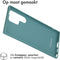 iMoshion Hoesje Geschikt voor Samsung Galaxy S23 Ultra Hoesje Siliconen - iMoshion Color Backcover - Donkergroen