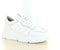 PS Poelman JANA Dames sneakers - Comfortabele hak 5 cm - Wit (42)