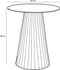 Mica Decorations Pellis Bijzettafel - H46 x Ø40 cm - Metaal - Lichtroze