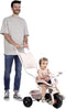 Smoby Be Fun Comfort Pink - Driewieler - Loopfiets - Handrem Stuurbegrenzer Veiligheidshandvatten