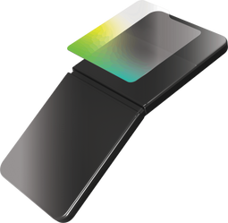 Zagg - Galaxy Z Flip5 - InvisibleShield Ultra Eco Screenprotector - Antibacterieel - Case friendly