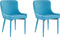 Set van 2 eetkamerstoelen SOLANO Turquoise