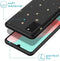 iMoshion Hoesje Geschikt voor Samsung Galaxy A41 Hoesje Siliconen - iMoshion Design hoesje - Zwart / Meerkleurig / Goud / Stars Gold
