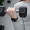 imoshion Siliconen sport bandje - Universeel 22 mm aansluiting - Zwart / Grijs
