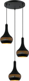 Hanglamp Bella 3-lichts - Zwart | BY-OLAF