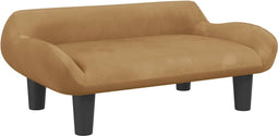vidaXL - Hondenmand - 70x40x24 - cm - fluweel - bruin