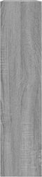 Schoenenkast 80x21x87,5 cm bewerkt hout grijs sonoma eikenkleur