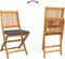 vidaXL - Opvouwbare - Tuinstoelen - met - Grijze - Kussen - 2 - stuks - Massief - Acaciahout
