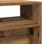 vidaXL - Wandtafel - 105x30x80 - cm - bewerkt - hout - oud - houtkleurig