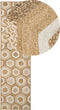BASOREN - Laagpolig vloerkleed - Beige - 80 x 300 cm - Jute
