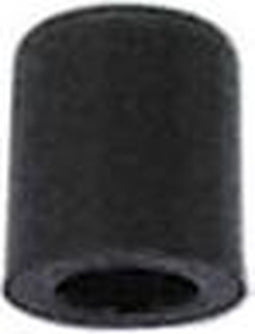 AFDEKKAP VOOR DRUKKNOP - ZWART Ø5mm (CV2)