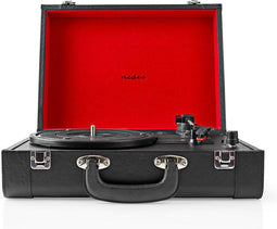 Nedis TURN210BK - Draaitafel - Bluetooth 4.2 - Zwart