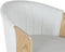 Kruk Home ESPRIT Wit Hout 58 x 56 x 86 cm