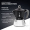 Bialetti Moka Induction - Percolator - Geschikt voor inductie - Zwart (4 kops)