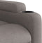 Fauteuil verstelbaar stof taupe
