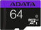 ADATA Micro SDXC 64GB - MicroSDXC UHS Class 10 - 10 Mb/s schrijfsnelheid - Zwart