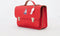 Own Stuff Lederen Kleuterboekentas - Cherry red - Boot - Boekentas - Kleuter