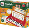 Jumbo Ik Leer - Muziek - Educatief spel voor kinderen vanaf 5 jaar - Inclusief 12 bladmuziekboekjes en draagbare piano
