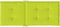 vidaXL - Tuinstoelkussens - 2 - st - hoge - rug - 120x50x3 - cm - stof - heldergroen