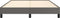 vidaXL Bedframe - Kunstleer - Grijs - 140x190 cm