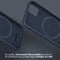 Accezz iPhone 15 - Liquid Silicone Backcover met MagSafe - Schokabsorberend - Donkerblauw