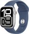 Apple Watch Series 10 - Smartwatch - GPS + Cellular 46mm - Zilver (Blauw)
