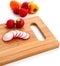 Innovagoods Snijplank - Bamboe - Groente - 25 x 15 x 1 cm.