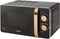 Tower T24020 Handmatige Solo-magnetron, 800 W, 20 liter, zwart en rosé goud