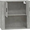 vidaXL - Wandkast - 80x33x80 - cm - bewerkt - hout - betongrijs