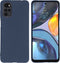 iMoshion Hoesje Geschikt voor Motorola Moto G22 Hoesje Siliconen - iMoshion Color Backcover - Donkerblauw