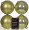 Kerstbal kunststof d10 cm pstch 4st kerst