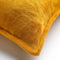 Dutch Decor CILLY - Kussenhoes fleece 45x45 cm - Golden Glow - geel - met rits