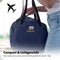 Deryan Baby Luxe Campingbedje - Zelfopblaasbaar matras - Navy