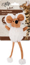 Afp mouse dangler lamswol met catnip assorti 16 cm