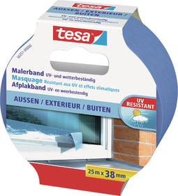 Afplaktape Tesa Precision 38mmx25m outdoor | 8 stuks