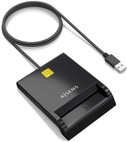 Kaartlezer Extern DNI Aisens ASCR-SN06-BK Zwart