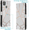 iMoshion Hoesje Geschikt voor Motorola Moto G9 Power Hoesje Met Pasjeshouder - iMoshion Design Softcase Bookcase - Wit / Meerkleurig / Goud / White Graphic