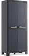 Keter Moby Hoge Kast - 4 planken - 80x44x182 cm - Antraciet