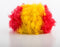 Afro Pruik Spaanse Vlag