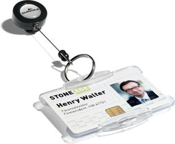 Afrolmechanisme Durable 8222 met sleutelring 80cm antraciet | 10 stuks