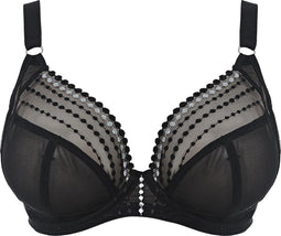 Elomi Matilda - Beugel BH - Driedelige cups met side support - Zwart - Maat H75 (EU)
